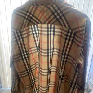 Burberry mens button up authentic